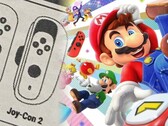 Il controller di Nintendo Switch 2, Joy-Con 2, è stato immaginato qui con un meccanismo scorrevole. (Fonte: @NintendogsBS/Nintendo - modificato)