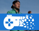 Logo Stop Killing Games davanti al vicepresidente del Parlamento europeo Nicolae Ștefănuță