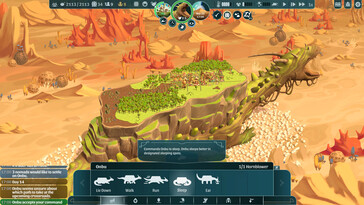 Nella foto: uno screenshot di gioco tratto da The Wandering Village.