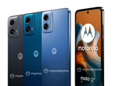 Motorola venderà il Moto G34 5G in almeno tre opzioni di colore, una delle quali con finitura in pelle. (Fonte immagine: MySmartPrice - modificato)
