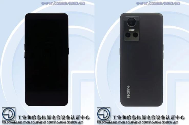 Il "Realme GT Neo3" su TENAA. (Fonte: TENAA)