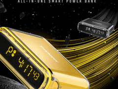 Il power bank Shargeek Starship Seer da 10000 mAh funge anche da sveglia (fonte: Shargeek)