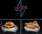 L'hamburger di Tesla Diner è preparato con ingredienti biologici provenienti da aziende agricole locali. (Fonte: Tesla)