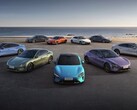 Una collezione di berline elettriche Xiaomi SU7 (Fonte: Xiaomi)