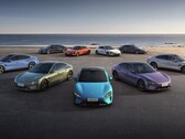 Una collezione di berline elettriche Xiaomi SU7 (Fonte: Xiaomi)