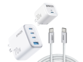 Il bundle di caricabatterie da parete 70W/30W di Anker ha un prezzo relativamente basso. (Fonte immagine: Costco, modificato)