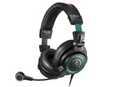 Le cuffie Audio-Technica Hatsune Miku ATH-M50xSTS-USB MIKU sono decorate con elementi di design Miku. (Fonte: Audio-Technica)
