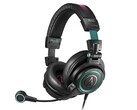 Le cuffie Audio-Technica Hatsune Miku ATH-M50xSTS-USB MIKU sono decorate con elementi di design Miku. (Fonte: Audio-Technica)