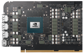 PCB di riferimento della RTX 4080 AD103. (Fonte: Nvidia)