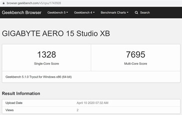 Geekbench (Image source: Geekbench)