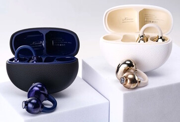 Il modello Kinera Sylvie è disponibile nelle varianti di colore nero e blu-viola oppure bianco e oro champagne.