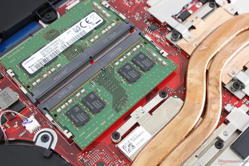 Due slot SODIMM accessibili per un massimo di 32 GB DDR4-3200
