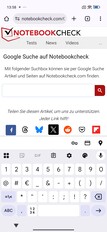 Gboard in modalità verticale