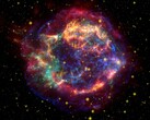 Un'immagine che mostra i resti di una supernova.