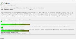 Latenza massima dopo dieci secondi di Prime95