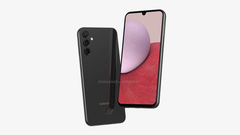 In una nuova fuga di notizie, Galaxy A14 viene immaginato come un clone economico dell'S23. (Fonte: OnLeaks x GizNext)