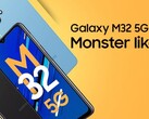 L'ultimo telefono 5G Galaxy serie M. (Fonte: Samsung)