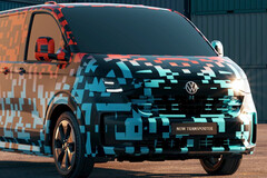 VW prevede di lanciare il Transporter T7 di prossima generazione come pick-up elettrico, accanto alle versioni PHEV e diesel. (Fonte: Volkswagen Germania)