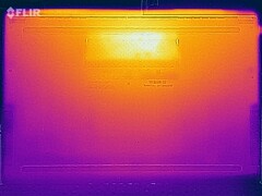 Stress test temperature di superficie (in basso)