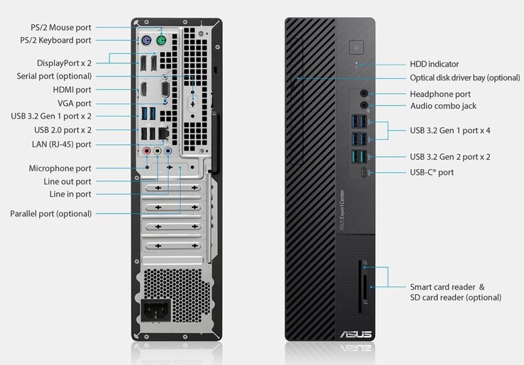 Asus ExpertCenter D9 SFF D900SC (fonte: Asus)