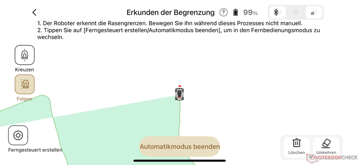 Mappatura AI (in questo caso: Dreame A3 AWD Pro)