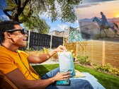 Gli occhiali Nreal Air AI saranno disponibili nel Regno Unito in primavera. (Fonte: EE)