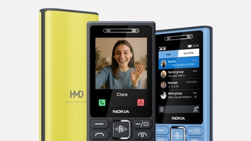 Il Nokia 200 4G è disponibile nei colori nero, blu e giallo