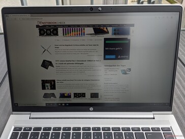 Utilizzo dell'HP ProBook 440 G8 all'aperto
