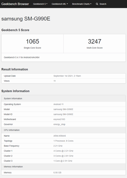 (Fonte: Geekbench)