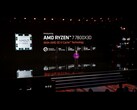 AMD ha presentato tre nuovi processori con 3D V-cache al CES 2023 (immagine via AMD)
