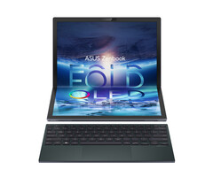 L&#039;ASUS Zenbook 17 Fold OLED è il secondo portatile al mondo con display OLED flessibile. (Fonte: ASUS)