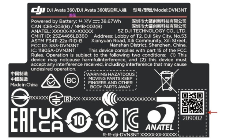 (Fonte immagine: FCC via @Drones19170668)