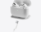 Apple potrebbe presentare gli AirPods che si ricaricano tramite USB-C all'evento del 12 settembre. (Immagine via Apple con modifiche)