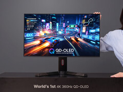 Samsung Display sviluppa il primo QD-OLED 4K 360Hz al mondo per i monitor.