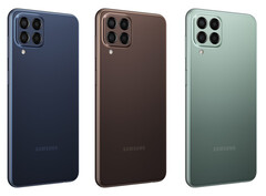 Il Galaxy M33 ha una batteria da 6.000 mAh e lo stesso display del Galaxy M23. (Fonte immagine: Samsung)