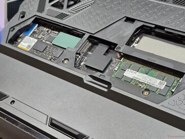 Accesso diretto agli slot per la RAM e l'SSD