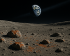 La ruggine che si forma sulla Luna è causata dalle particelle di ossigeno dell'atmosfera terrestre che raggiungono la sua superficie attraverso il cosiddetto Vento della Terra. (Fonte: OpenAI)