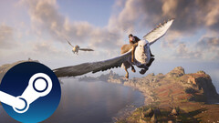 Uno screenshot in-game di Hogwarts Legacy che mostra le meccaniche di attraversamento del gioco. (Fonte immagine: Steam - Modificato)