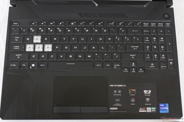 Il layout della tastiera è cambiato rispetto alla vecchia serie FX505