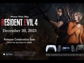 Il titolo AAA altamente recensito è ora disponibile sull'App Store (Fonte: Resident Evil via YouTube)