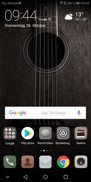 Huawei Mate 10 Pro: homescreen