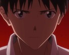Uno screenshot di Shinji Ikari tratto dal trailer di Evangelion 3.01.01 Thrice Upon a Time