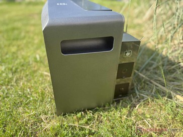 Le due prese di alimentazione di backup si trovano sul lato destro (guardando dalla parte anteriore).