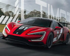 La BYD Yangwang U9 Track Edition che ha stabilito un nuovo record di velocità EV. (Fonte: BYD)