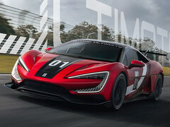 La BYD Yangwang U9 Track Edition che ha stabilito un nuovo record di velocità EV. (Fonte: BYD)