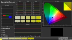 CalMAN: Saturazione (calibrato)