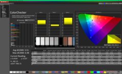 ColorChecker prima della calibrazione (P3)