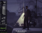 DroidDeck 0.3.0 mentre esegue Alan Wake's American Nightmare con l'overlay delle prestazioni di Steam visibile.