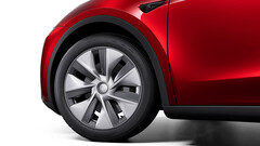 Il nuovo colore Ultra Red della Model Y è un&#039;opzione da 2.000 dollari (immagine: Tesla)