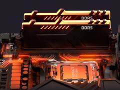 Un rendering promozionale della memoria EXPO-UUL DDR5 di AMD